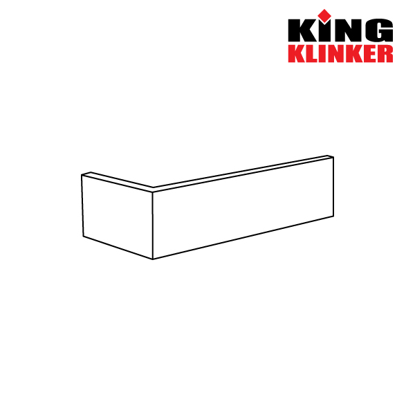 Corner clinker tile 115/240x71x14 mm
